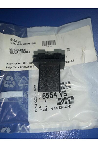 FSA BAGAJ AÇMA SVİCİ (KONTAKTÖR) 6554V5 / BERLİNGO C3 C4 XSARA PİCASSO