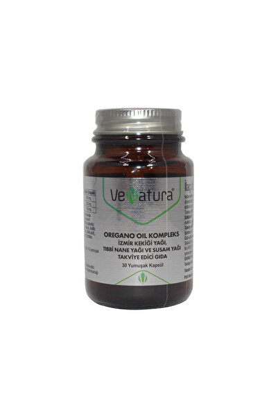 VeNatura زيت الأوريجانو المركب، زيت الزعتر، النعناع الطبي وزيت السمسم، 30 كبسولة