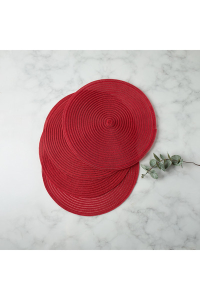 Lifestyle Spiral 4-Piece Placemat Set - 38 cms