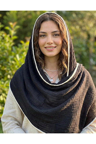 SilkTouch شال مصنوع من قماش الموسلين المسطح