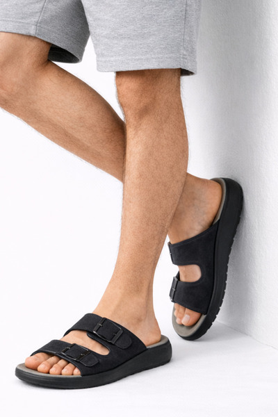 Wordex Sue 5352 Men's Double Buckle Beach Pool Garden Lightweight Casual Slip...