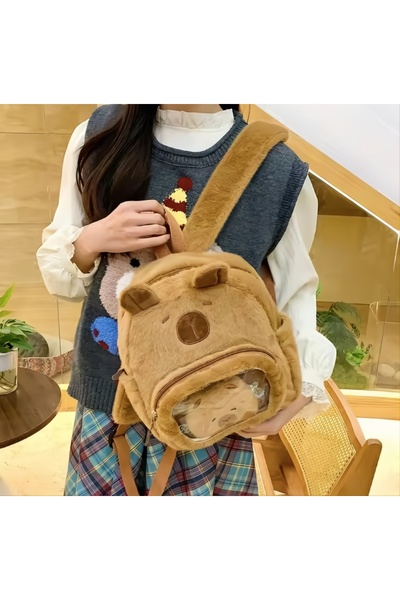 NO BRAND Rucsac de plus Capibara