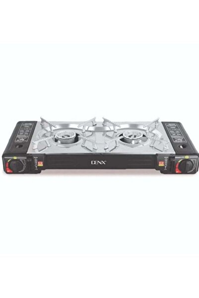 Denx DX2802 Portable Dual Gas Stove – 2200W × 2 Power for Cooking Anywhere