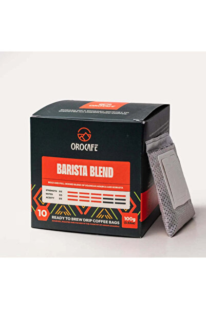 Orocafe Barista Coffee Drip Bags 10x 100g – Convenient Single Serve Brew Bags...