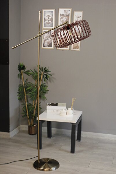 Bamyum Sante Vişne Çürüğü Rengi Eskitme Makas Gövde Hareketli Başlık Lambader...