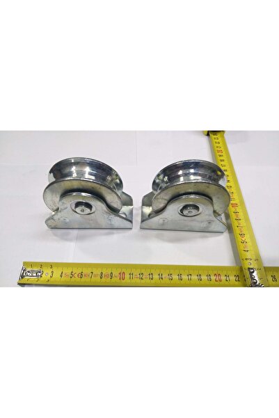 2 ADET 80 MM 8 CM TERKERLEK BOYU KEPLİ BİLYALI SÜRGÜLÜ DEMİR KAPI MAKARASI