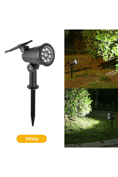 Choice22 White light 9 LEDs Solar Spotlights, Outdoor Waterproof, Spot Lights...