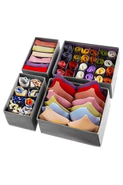 AB HOMES Set of 4 Organizers for Lingerie