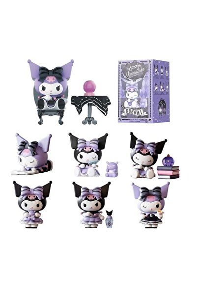 SANRIO Kuromi Blind Box Figure – 2.5 Inch Kuromi Lucky Divination Series Rand...