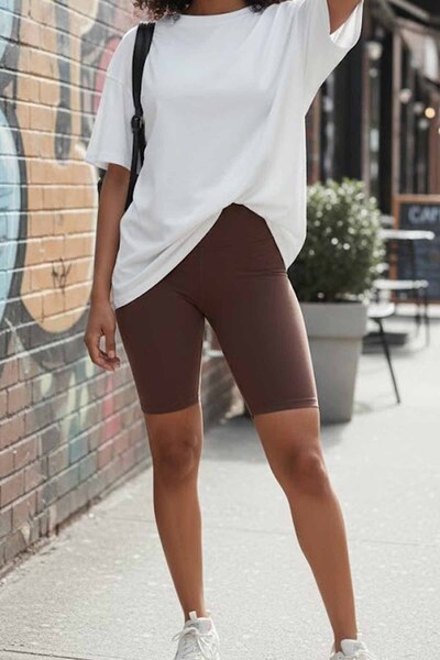 VYNOR Women's Leggings High Waist Shaping / Sculpting Biker Shorts