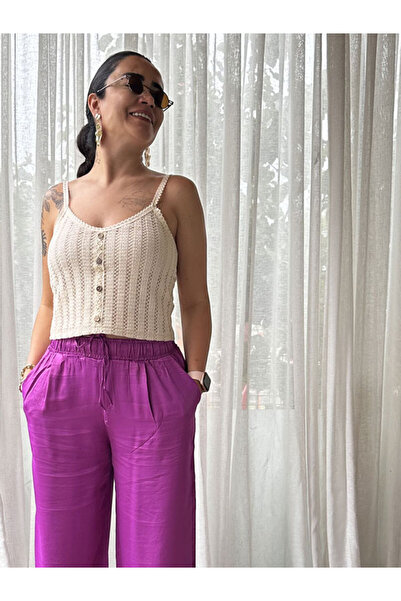 Burcu Özpıranga Regi %100 Pamuk Askılı Bluz