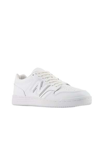 New Balance Unisex Sneakers BB480L3W White EU 41.5 - Premium Leather, Daily C...