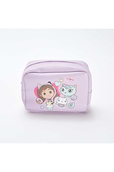 KIABI حقيبة تخزين "بيت الدمى الخاص بغابي" باللون الوردي