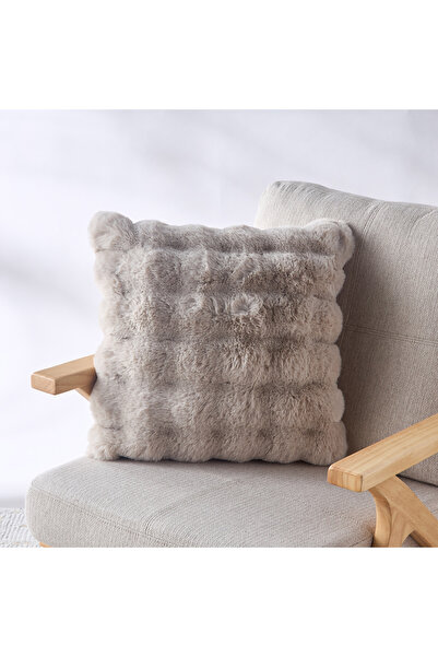 Gia Como وسادة من فرو الأرنب الفقاعي - لون المحار†