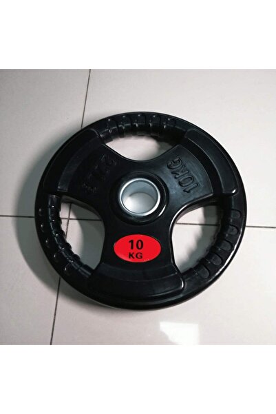 Generic قرص أوزان أولمبي مغطى بالمطاط، قرص حديدي مصبوب بقطر 2 بوصة، مناسب لصا...