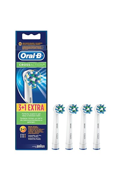 Oral-B Periuță de dinți electrică Cross Action EB50, rezervă, 3+1 gratuită