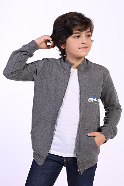 Toontoy Boy's Embossed Printed Cardigan