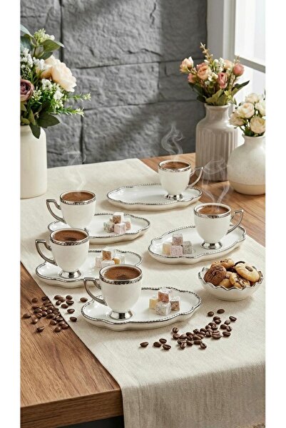 ÖZLİFE LUNA Serisi 12 Parça Kahve Fincan Takımı 9015