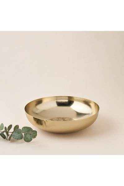 Lifestyle وعاء معدني منقوش