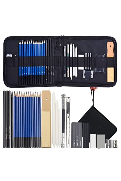 AB HOMES Professional Sketching Set – 32 Pieces