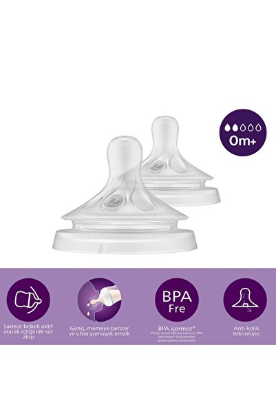 My Reality Fashion Natural Response 2-Piece Bottle Pacifier No:2 0+ Months