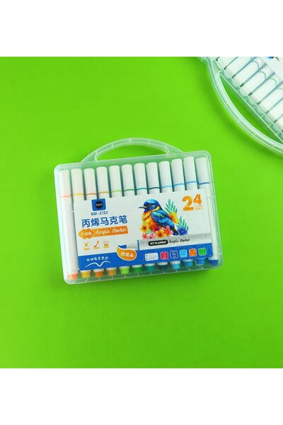 Gift Moda 24 Colors Acrylic Marker Pen Set