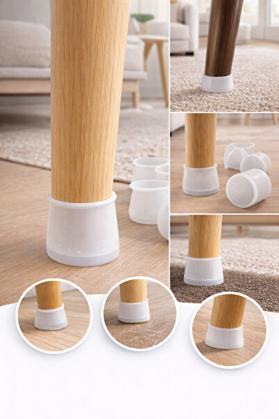 ARVALE 3 Pack (24Pcs) Silicone Round Chair Table Furniture Foot Cover Floor P...