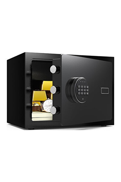 VOGMAX خزنة مقاومة للحريق والماء، صندوق نقود، صندوق أمان منزلي، خزنة على شكل ...