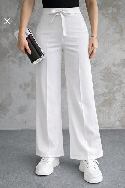 ÇALIŞKAN MODA Double Crepe Ball-Leg Pants [96-98 cm Average, 40-48 Size Range]