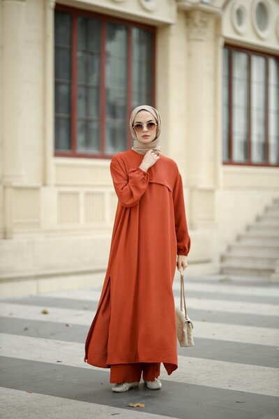 NS Moda Tesettür Sultani Set Tile-Model 561