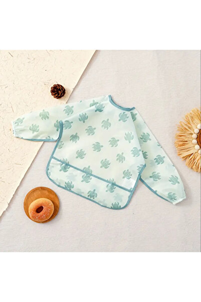 Veloma Home & Toys مريلة طويلة الأكمام مقاومة للسوائل للأنشطة الغذائية والتلو...