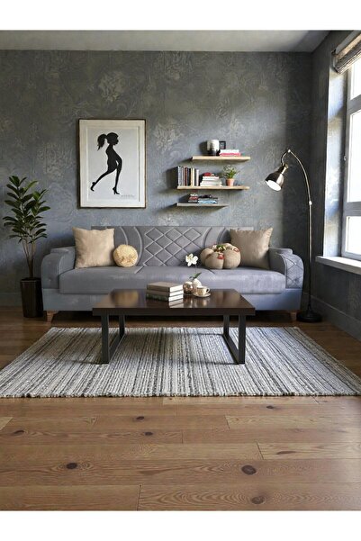 Öztürk Mobilya Design Pelona 3'lü Kanepe Salon, Oturma Odası, Yataklı Bazalı,...