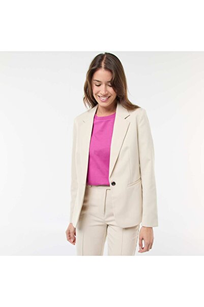 KIABI جاكيت مصمم بأكمام طويلة باللون البيج