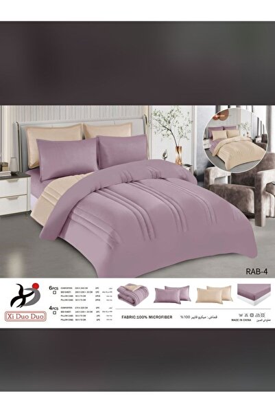 alzawia Single velvet bedspread, double-sided, 4 pieces