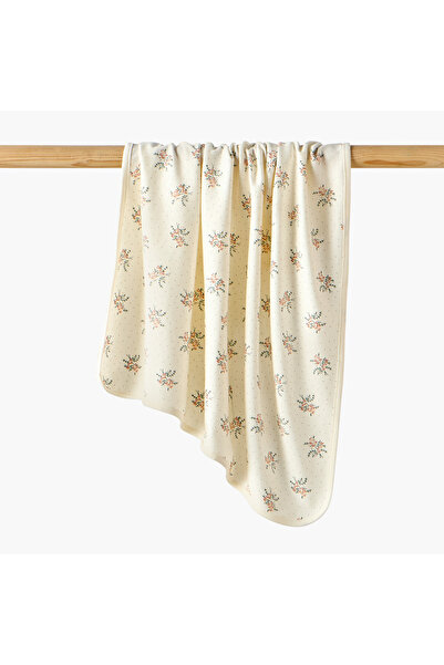 Juniors بطانية استقبال مطبوعة بنقشة زهور