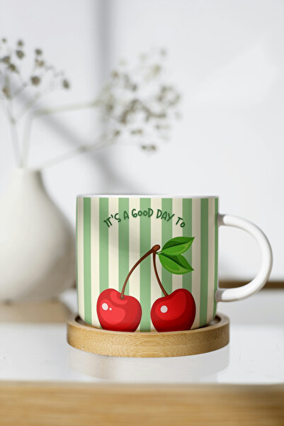 EYBaskı Tasarım Colorful Patterned Porcelain Mug