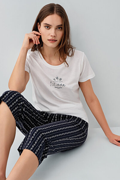 Pierre Cardin Дамски бял костюм Капри