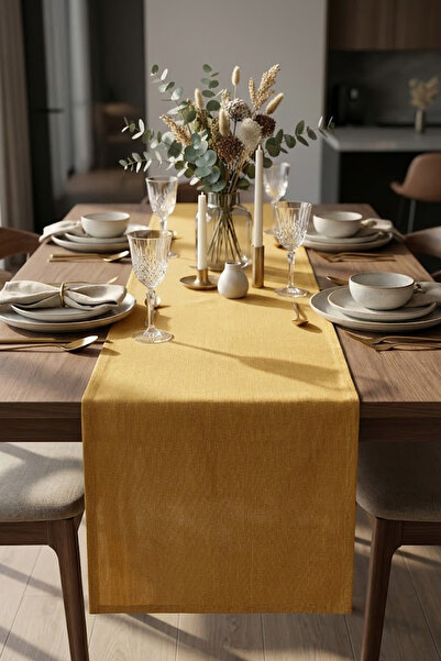 YUNUSOĞLU HOME غطاء طاولة طعام وكونسول غرفة المعيشة من ديكورات بويه ميركل (50...