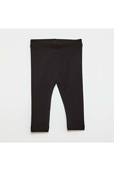 KIABI بنطلون ضيق طويل سادة أسود