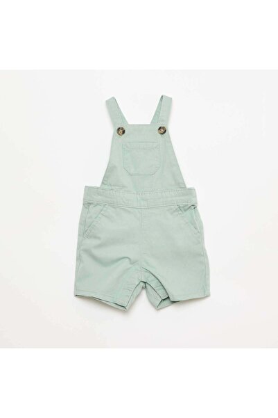 KIABI Lightweight Overalls with Adjustable Straps GREEN