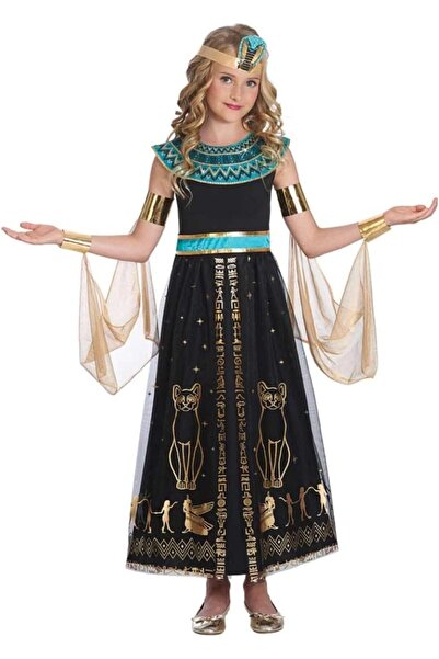 Generic Luxurious Cleopatra Egyptian Costume for Girls