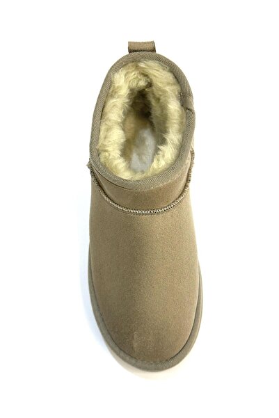 Zuum Storm Mini Size Thick Sole Women's Boots - Mink Suede