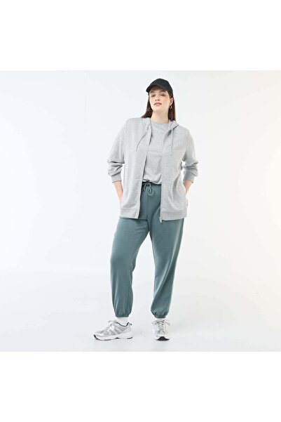 KIABI French terry sports joggers GREEN