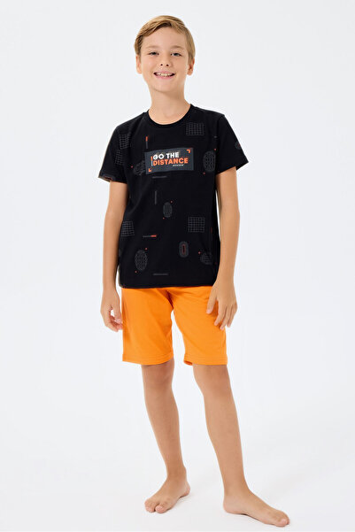 Rolypoly Costum bermuda neagră pentru băiat