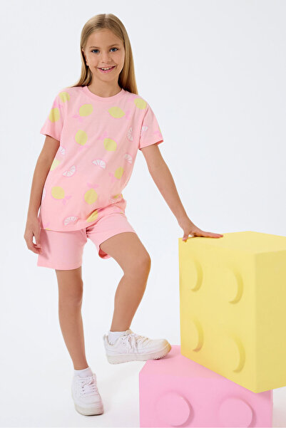 Rolypoly Girls' Pink Shorts Set