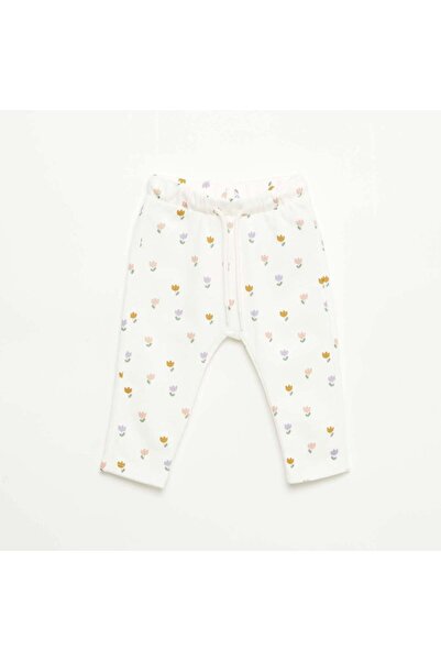 KIABI Lightweight French Terry Joggers WHITE