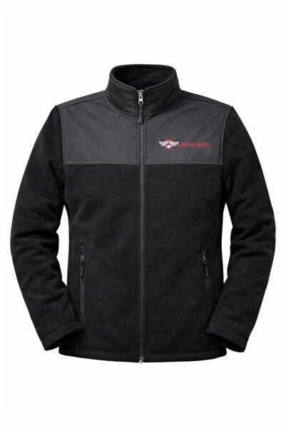 SINGLE SWORD Fleece Jacket with Logo Garni – Suitable for Outdoor, Casual, an...