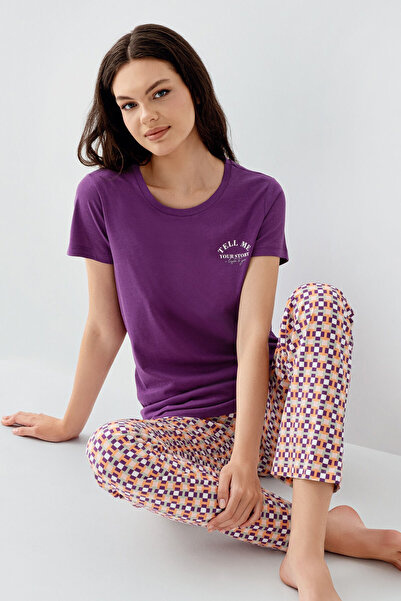 Arnetta Women's Purple Pajama Set