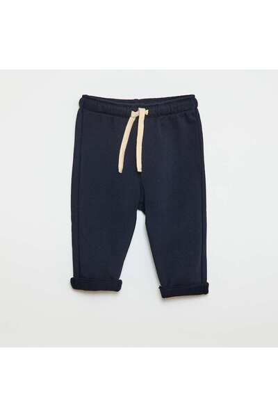 KIABI بنطال رياضي من قماش تيري فرنسي أزرق