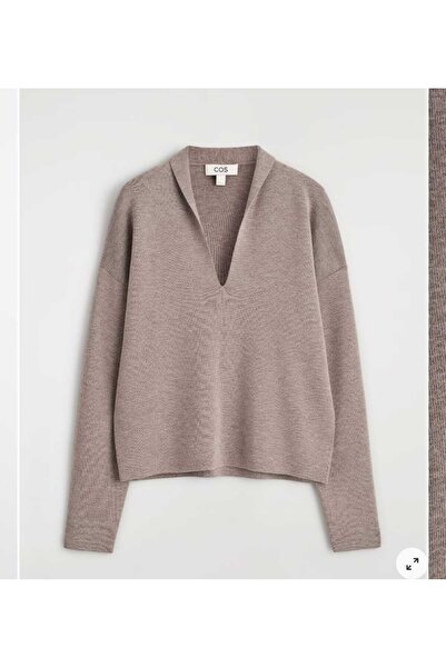 elbisereyonda v yaka yeni sezon triko kazak